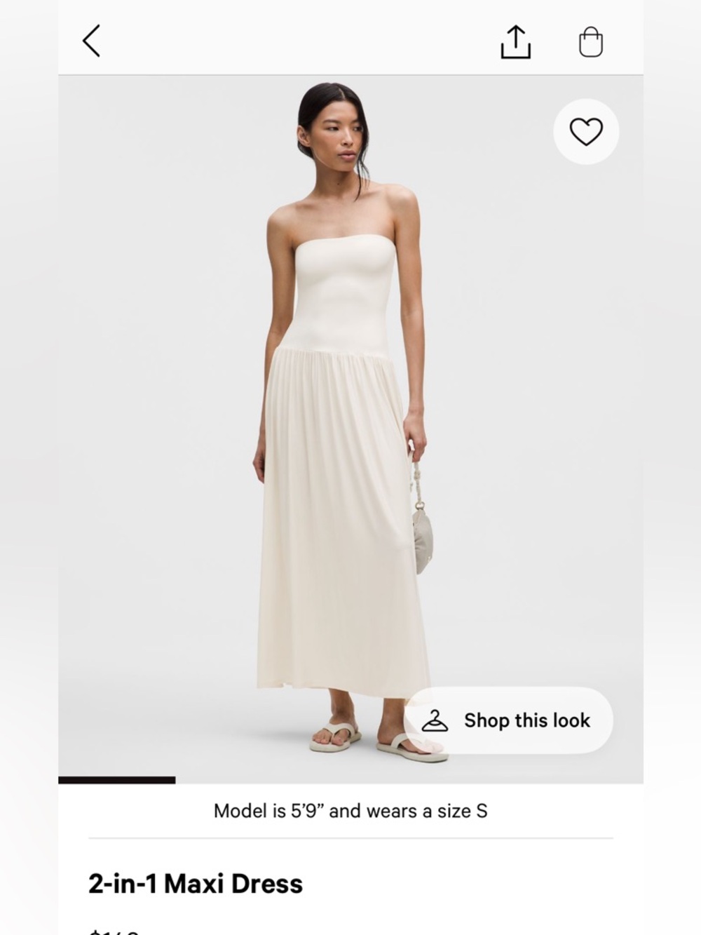 NWT Lululemon 2-in-1 Maxi Dress